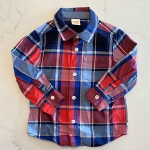 Gymboree Plaid Buttoned Shirt